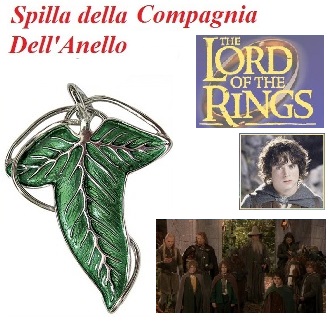 Spille film il signore degli anelli e lo hobbit - riproduzioni ufficiali new line cinema gioielli da collezione dei film ispirati alle saghe di tolkien.